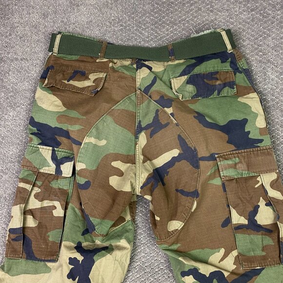 Trousers Hot Weather Woodland Camo Pattern Combat Mens Medium Long Military Pant - Picture 7 of 16